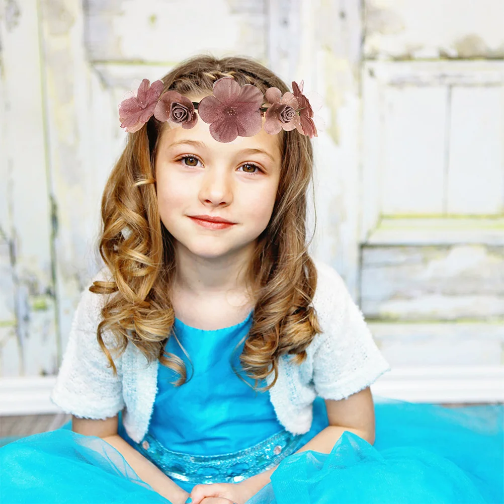 

Elegant Floral Wreath Headpiece For Brides Bridesmaids Lightweight Comfort Unique Style Wedding Party Use Boho Bridal