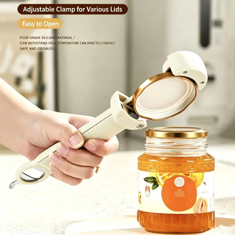 Magnetic Multifunctional Bottle Opener Can Opener Screw Cap Beer Bottle Opener Kitchen Tool for Home Party