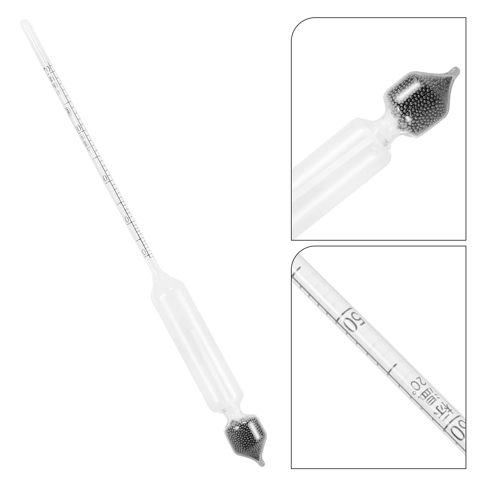 Alcohol Meter Tester Hydrometer Brewing Equipment for Proof Testers