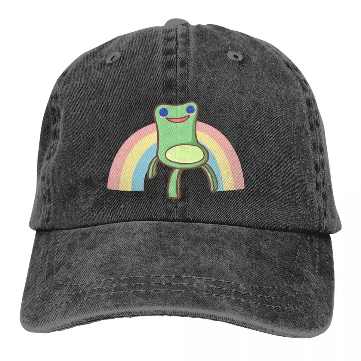 

Animal Crossing Timmy Game Multicolor Hat Peaked Men Women's Cowboy Cap Froggy Chair Baseball Caps Visor Protect Hats