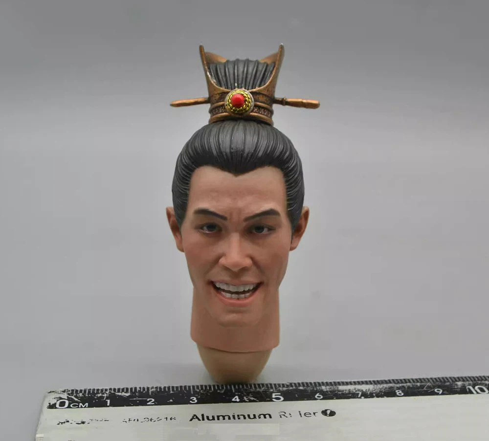 

1/6th 303TOYS MP033 Romance of the Three Kingdoms Tough Guy Lu Bu Warrior Head Sculpt Carving For 12" Action Figure Collect