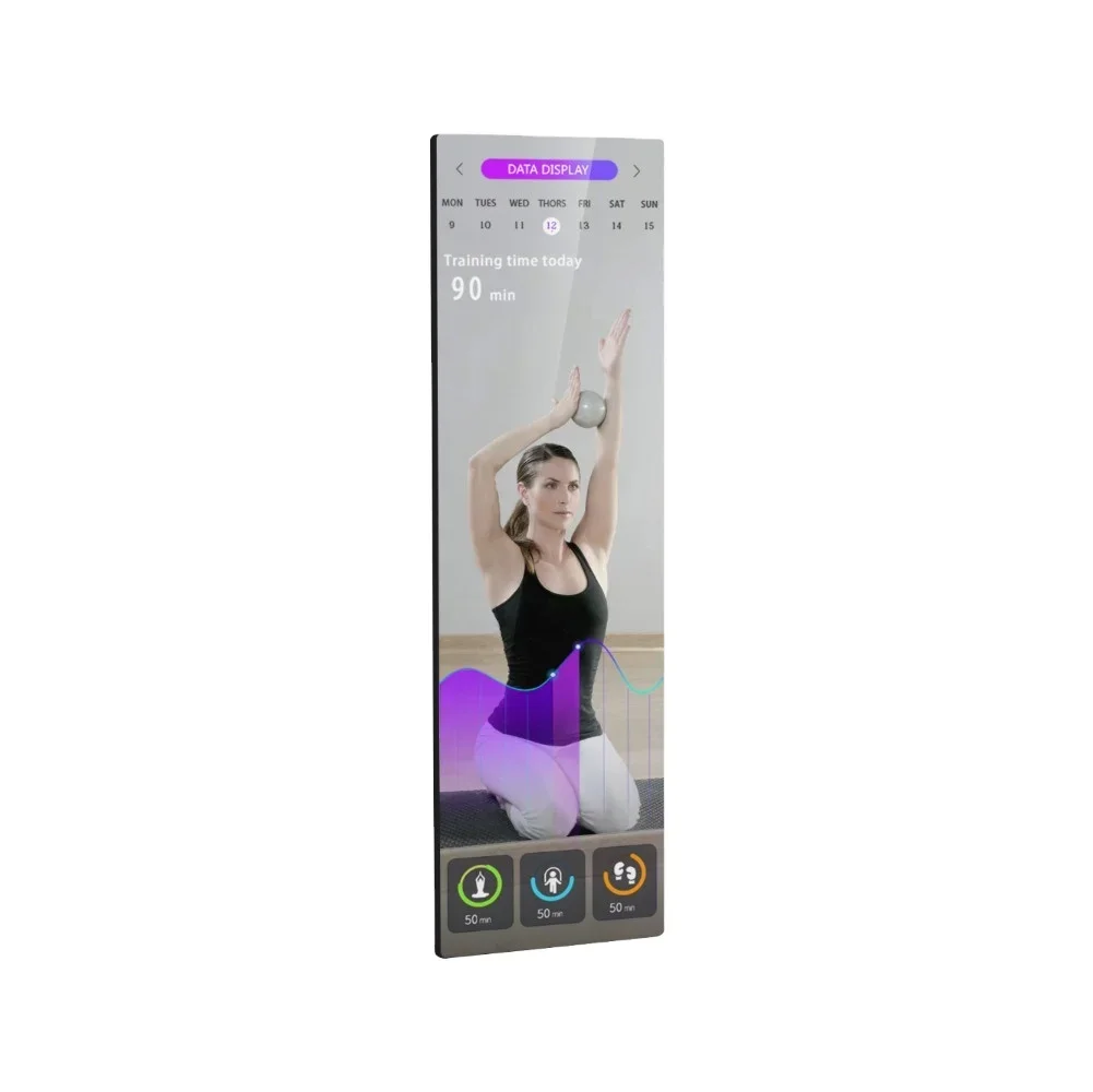 40 inch Refee Magic Interactive smart fitness workout gym Mirror Wall Touch Screen