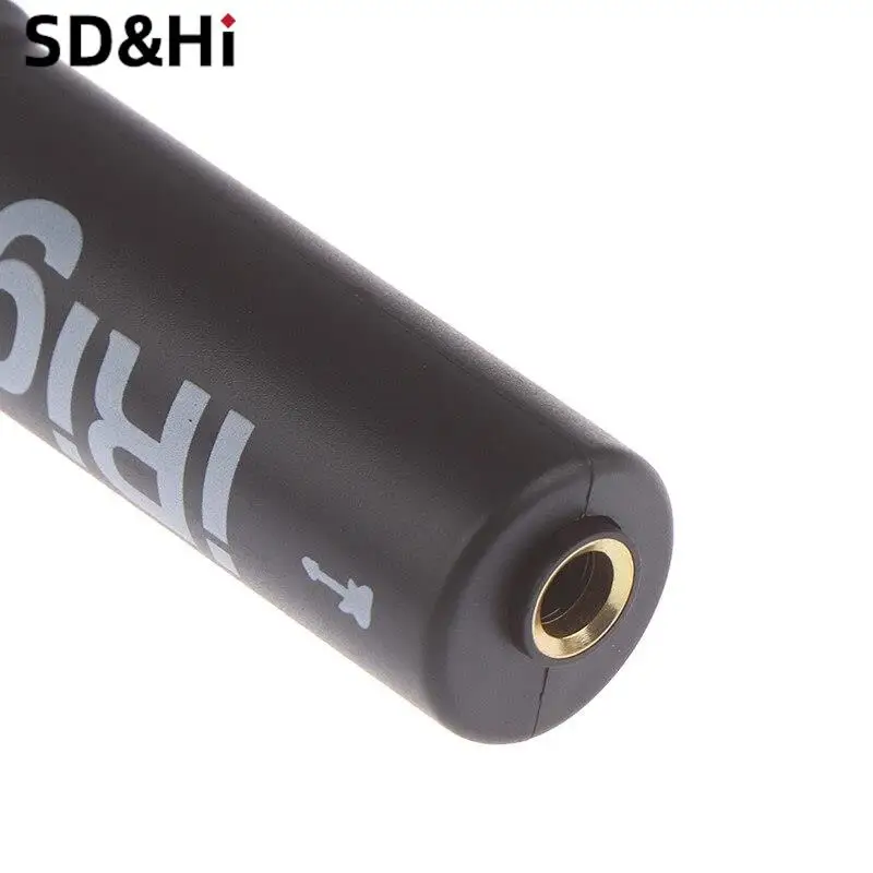 1pc gitara interfejs Audio Tuner gitarowy linia gitary Irig konwerter gitarowy interfejs I-Rig konwerter gitara zamienna gitara do telefonu