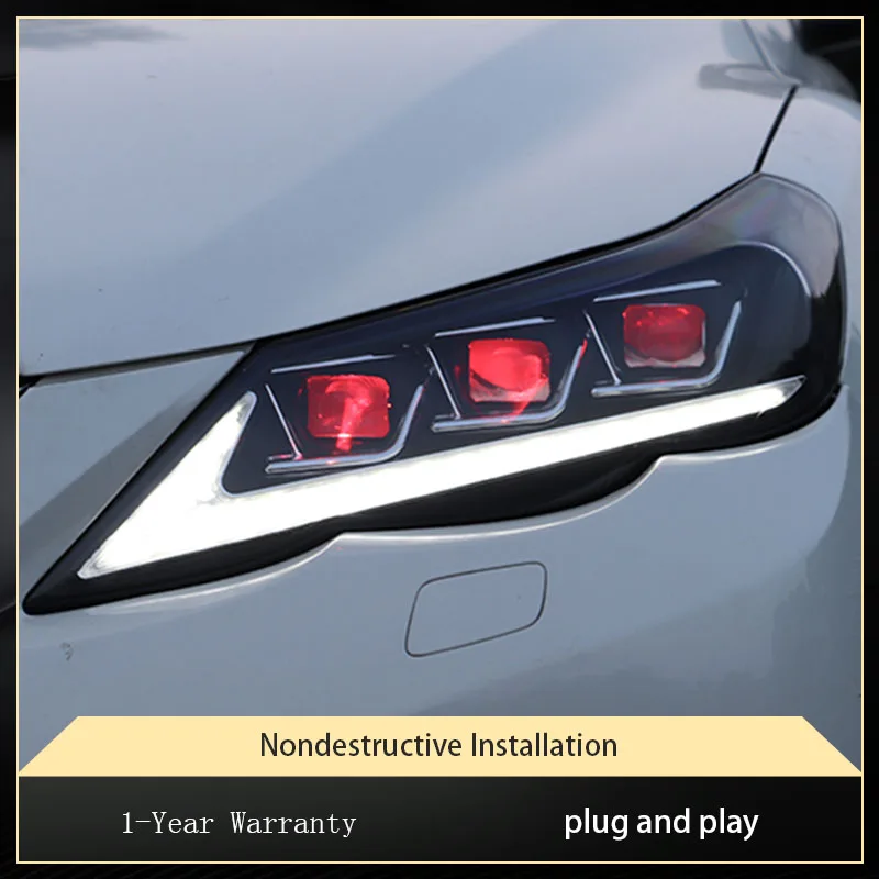 Car Lights For Toyota Mark X Reiz 2010 2011 2012 Upgrade LED Headlight Assembly Exterior Turn Signal Lamp Tool Accessories