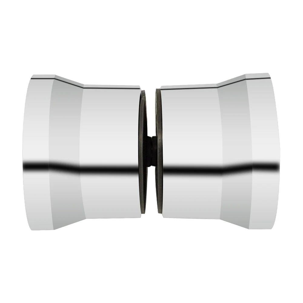 Handle HandlDoor Knob Bathroom Door Replacement Handle Chrome Plastic Handle Silver Wine Cabinet Handle Shower Glass Door Pulls view 3