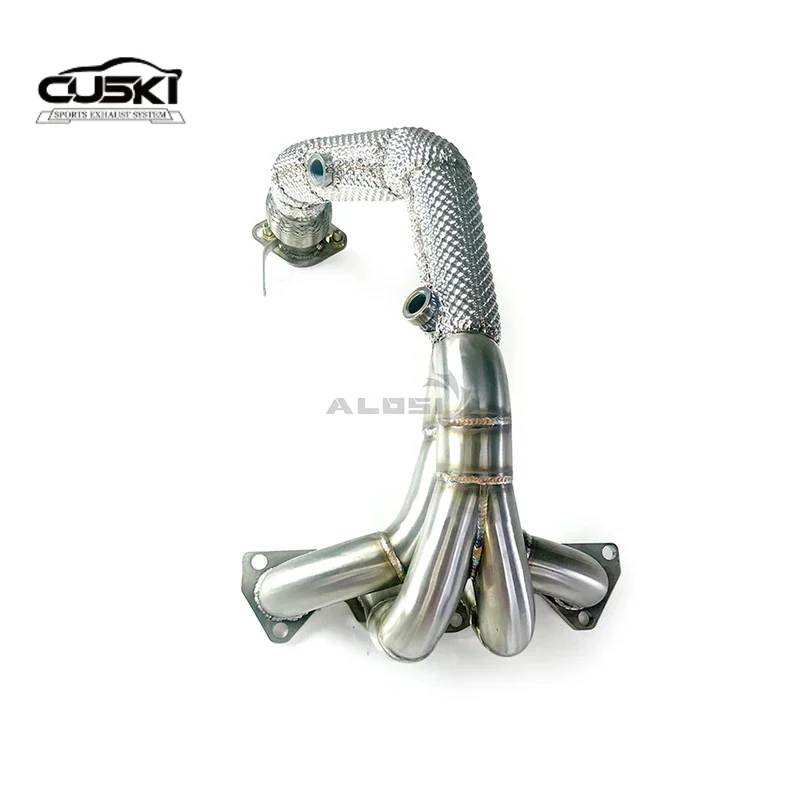 

Stainless steel direct exhaust manifold converter suitable for Citroen C2 1.4 1.6 2006-2016 automotive exhaust modification acce