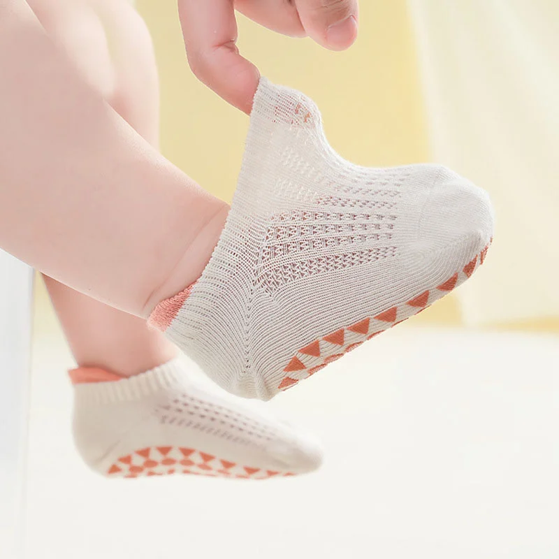 Lot de 3 paires de chaussettes d'été pour nouveau-né, en maille de coton fine, coordonnantes, accessoires de vêtements pour bébés filles de 0 à 5 ans