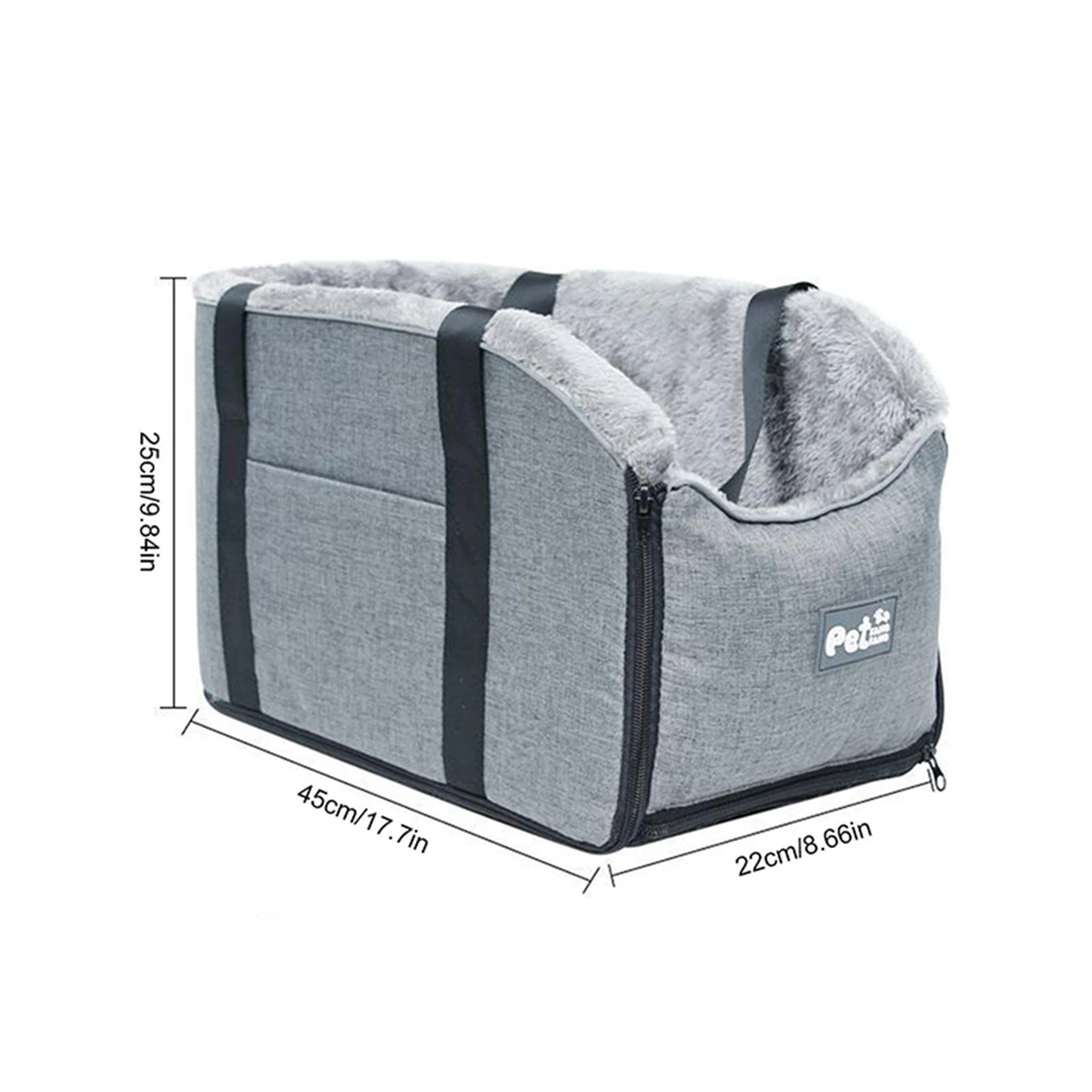 For pets, driving box, car pet seat, seat cushion, cat, pet bed, car, armrest, console box, fly-out prevention, foldable