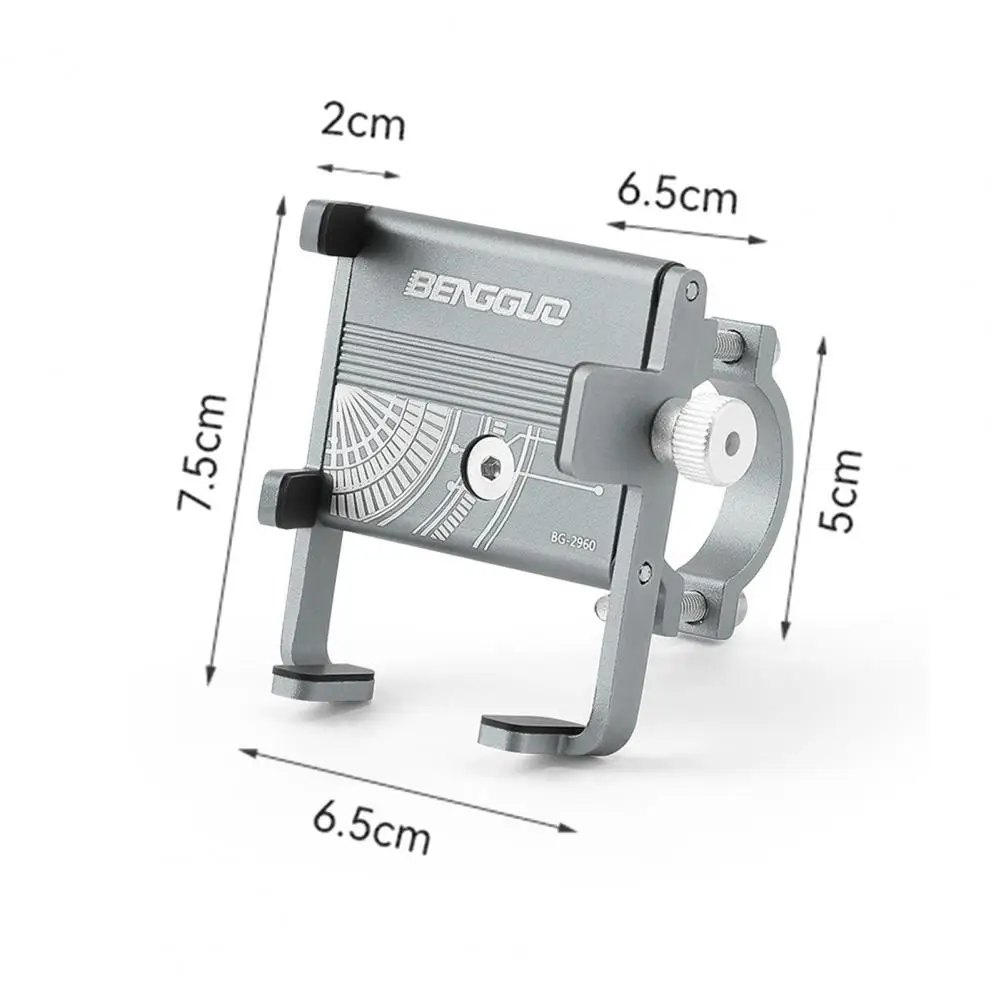Bicycle Scooter Aluminum Alloy Mobile Phone Holder Mountain Bike Bracket Cell Phone Stand Cycling Accessories