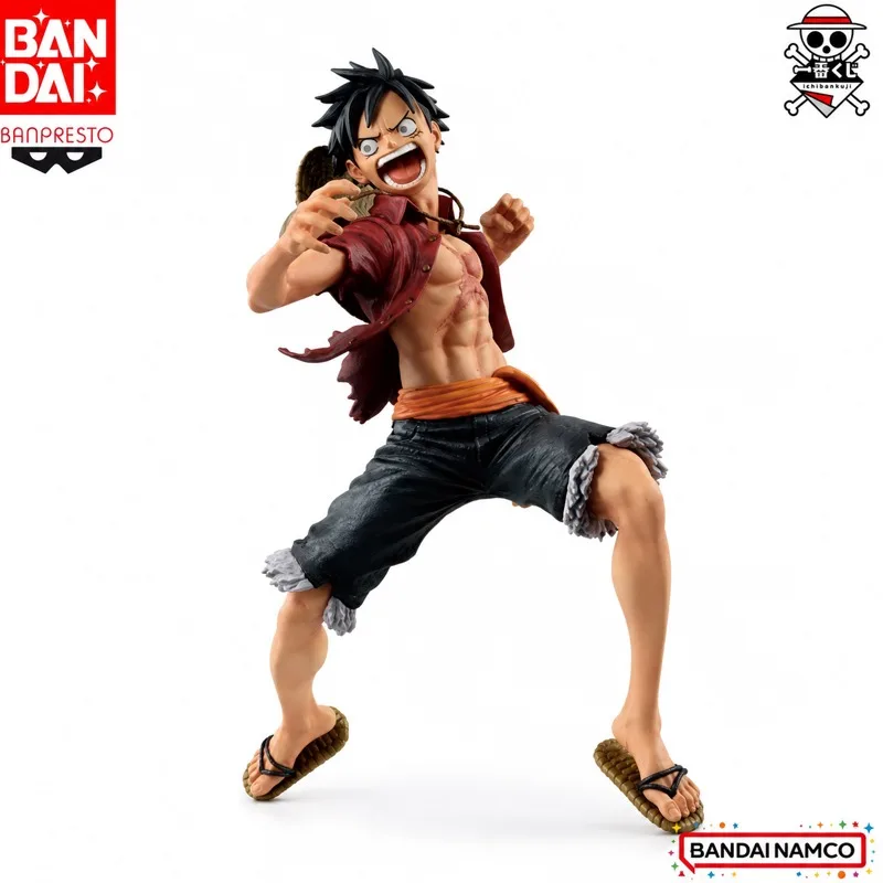 

In Stock Bandai Original Ichiban Kuji One Piece Monkey D Luffy Action Figure Model Doll Brand New Boxed Anime Characters Toys