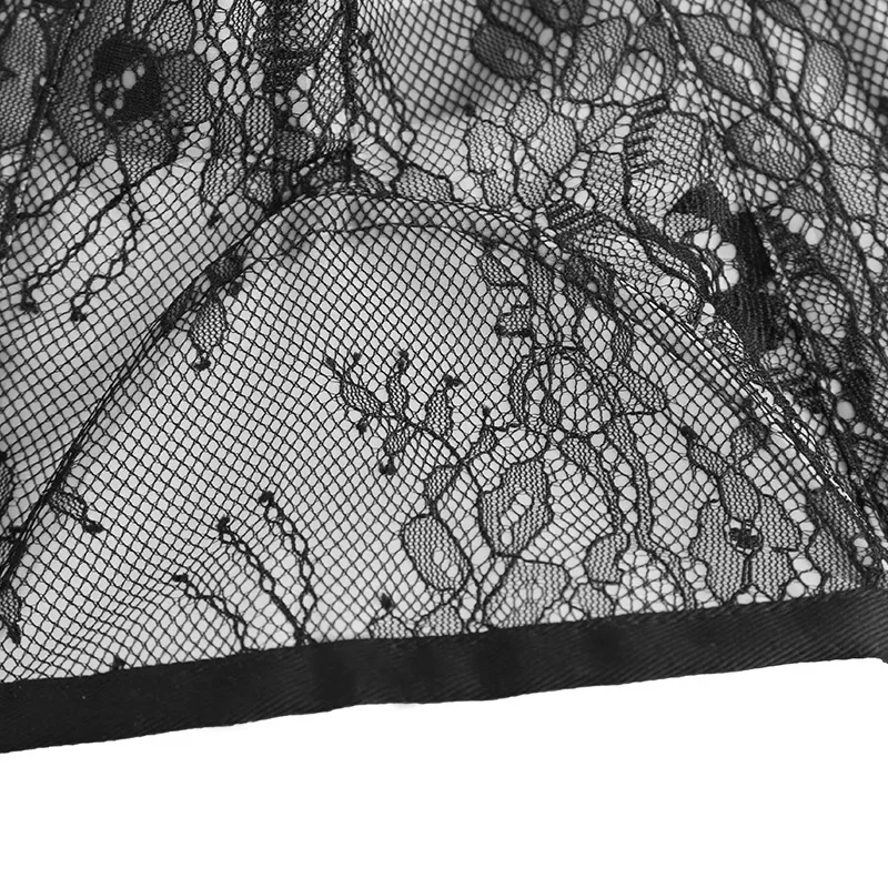 Корсет в стиле стимпанк, топ под грудью, кружевная сетка, короткий торс, бюстье, готический формирователь в виде песочных часов, моделирующий ремень, тренажер для похудения талии