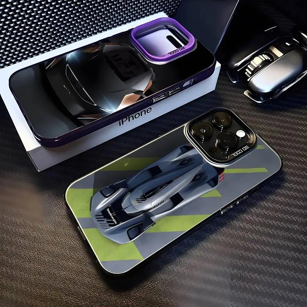 

Super cool limited edition sports car Phone Case For iPhone 16,15,14,13,12,11,Mini,Pro,MAX Purple Matte Shockproof Cover