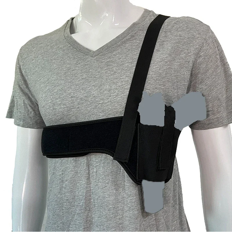 

New Belly Band Holster Neoprene Gun Holster Waist Shoulder Concealed Carry Right/Left Hand For Revolver Compact Large Pistol