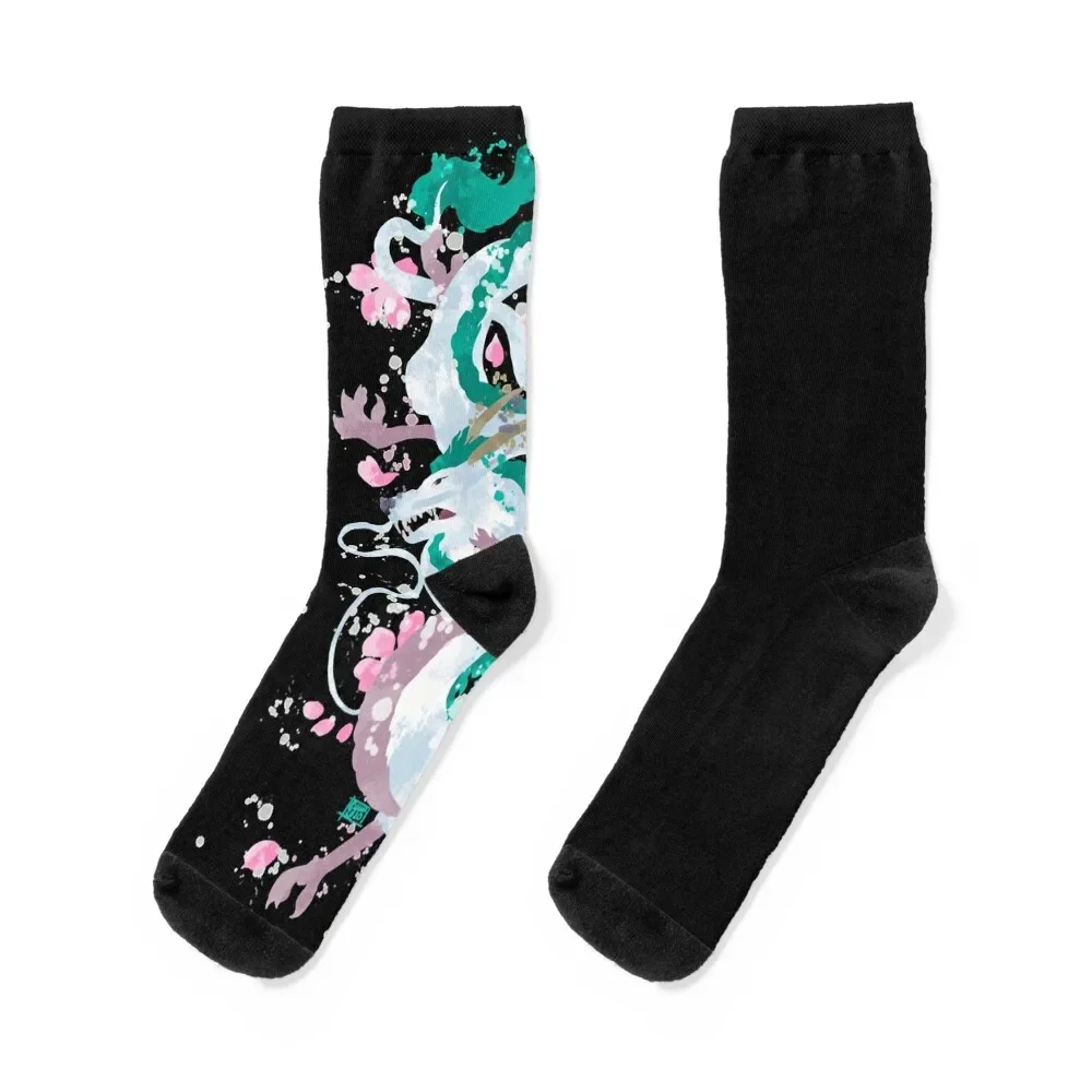 Wassergeist Haku Socken Anti Slip Fußball Halloween Designer Mann Socken Frauen