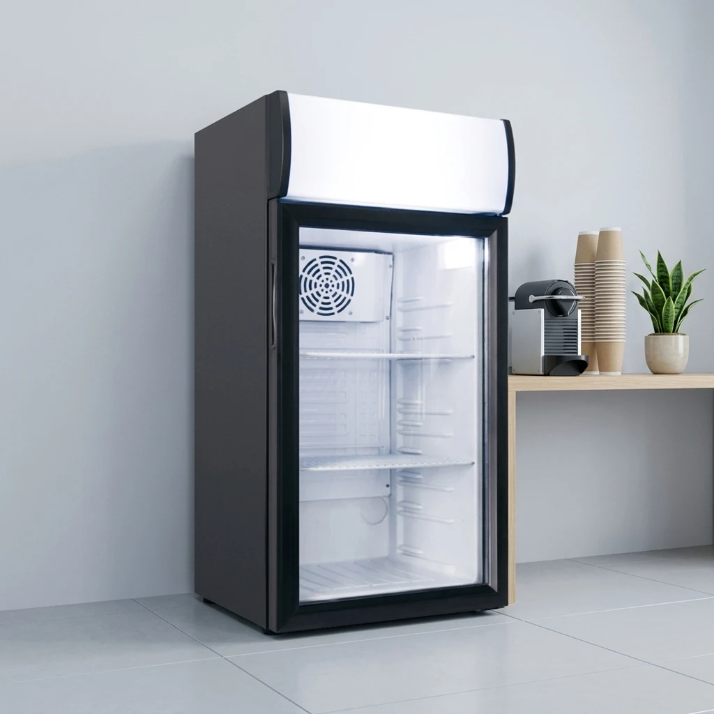 Compact Mini Refrigerator with Freezer Energy Saving Small Household Fridge for Home Office Dormitory