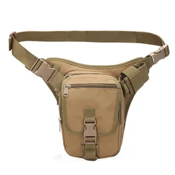 New Outdoor Camouflage Training Leg Bag Outdoor Training Camping Small Waist Bag Mountaineering Cycling Multi functional Waterpr