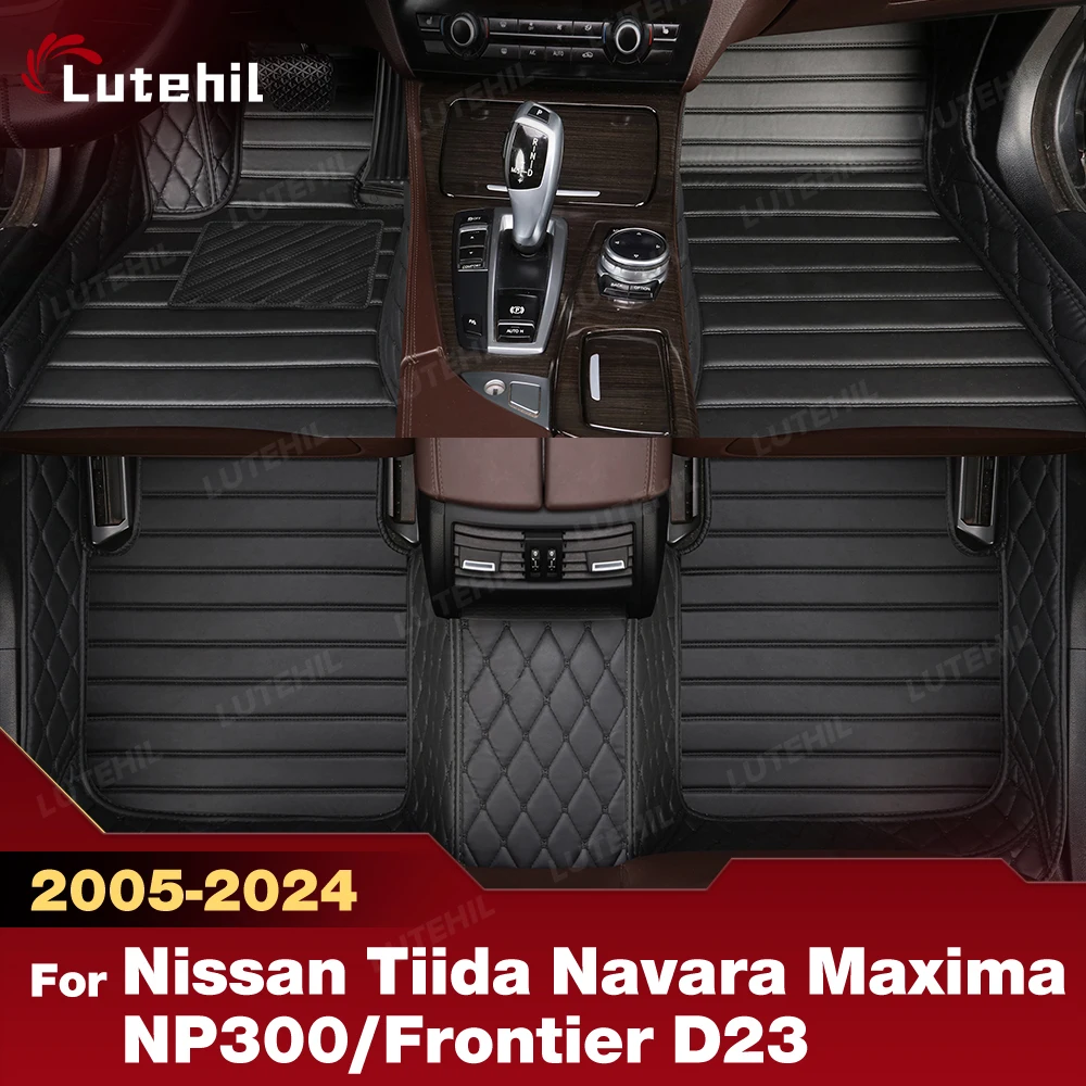 

Для Nissan Tiida Maxima Navara NP300/Frontier D23 2005-2024 Коврики, совместимые автомобильные коврики, защита от любых погодных условий на заказ 23 22