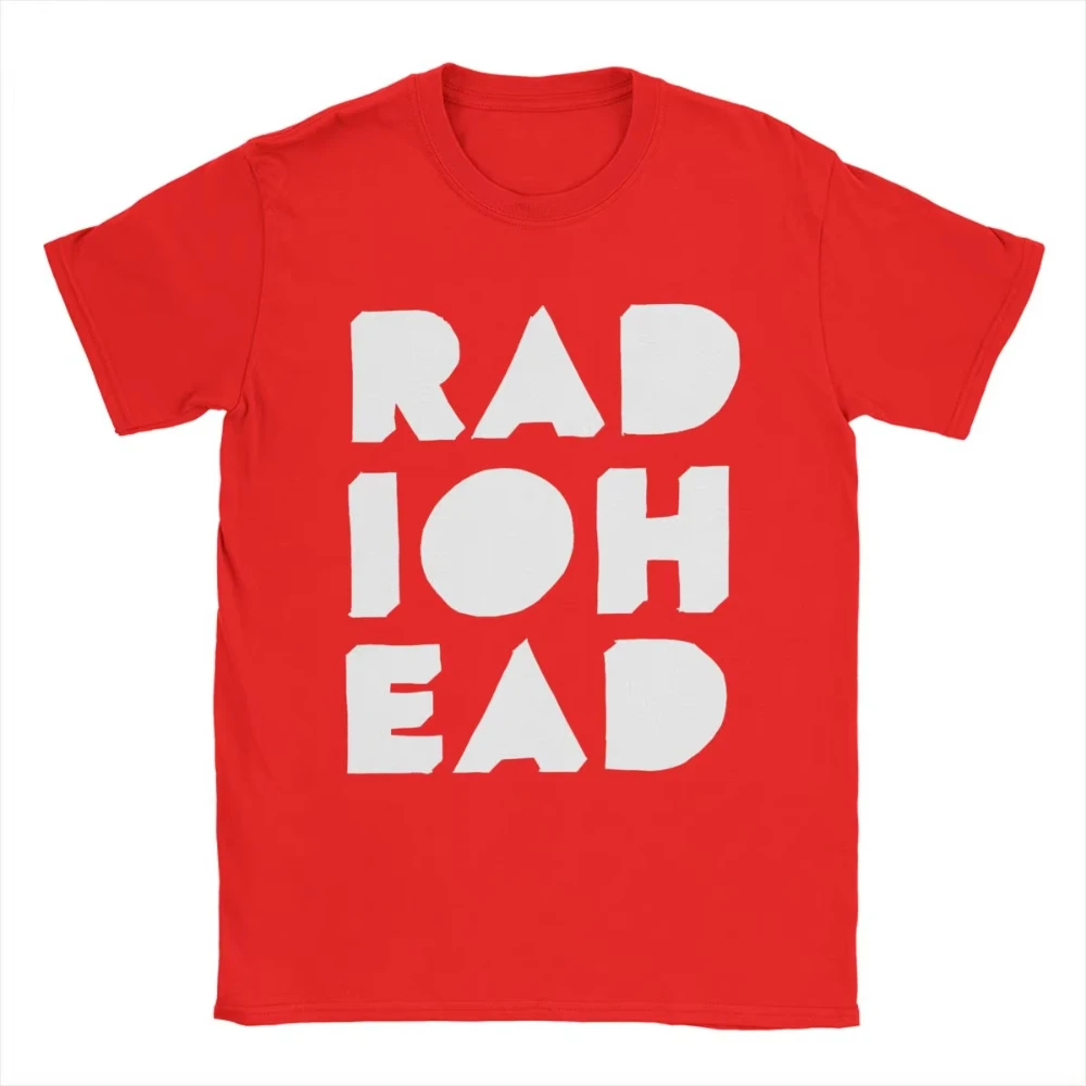 Neue Mode Herren Damen Radiohead Baumwoll-T-Shirts mit Aufdruck Baumwoll-Oberteile Fantastisches Kurzarm-T-Shirt mit Rundhalsausschnitt Sommer Herren T-Shirt – Detail 6