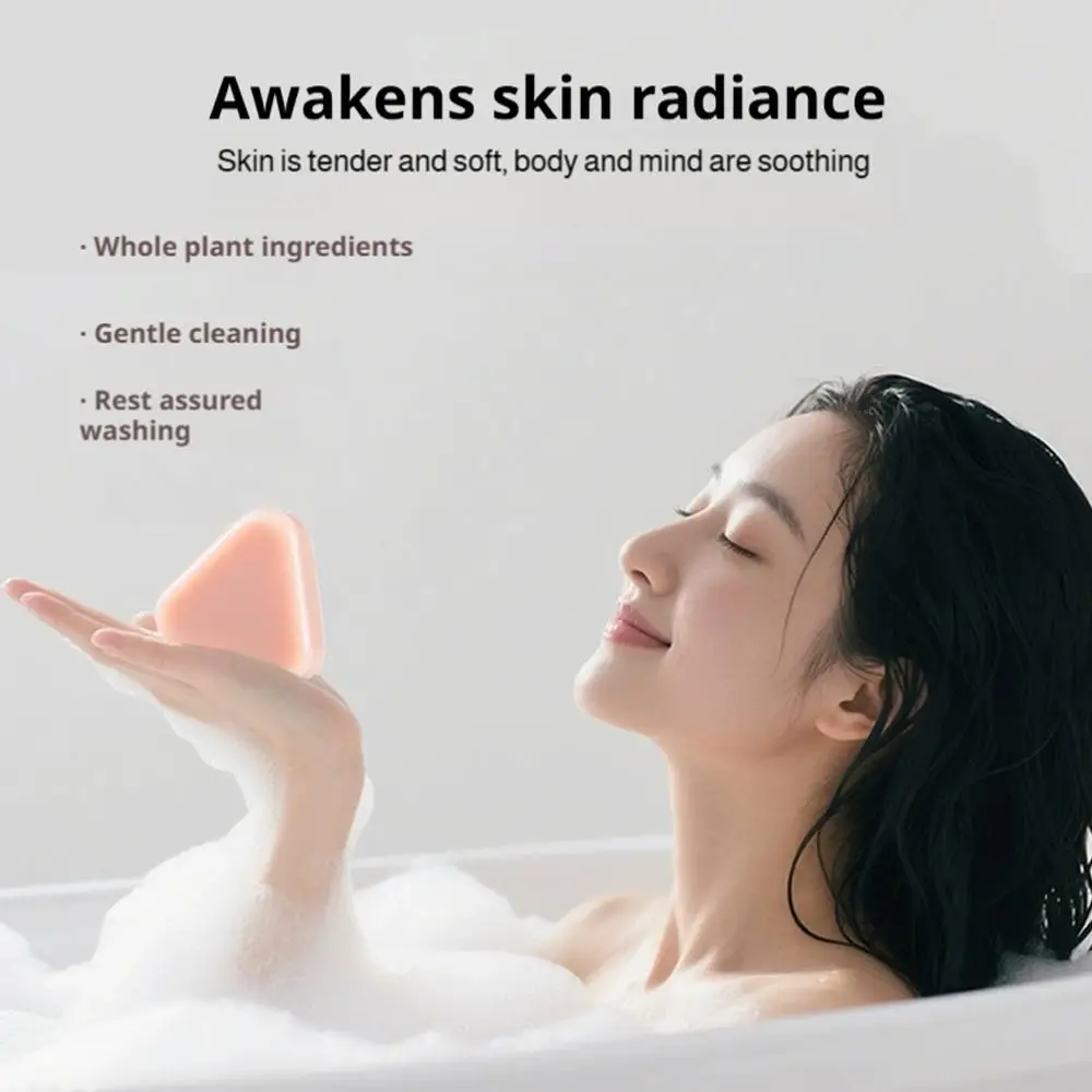 

100g Mugwort Bath Soap Hair Strengthening Nourishing Shampoo Wash Handmade Soap Plant-based Clean Face P1N2