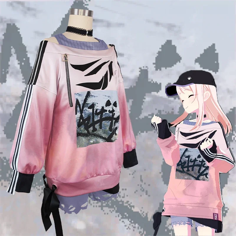 MN1 Akiyama Mizuki Cosplay Costume for Halloween,Christmas Role Playing Party, Comic Exhibition Game, PJSK Size S-XL New9*Jy