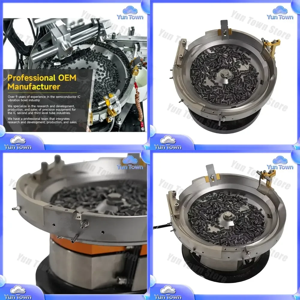 High Speed Vibrating Bowl Feeder for Automatic Vibratory Sorting System for Food Beverage Shops Industrial Automation
