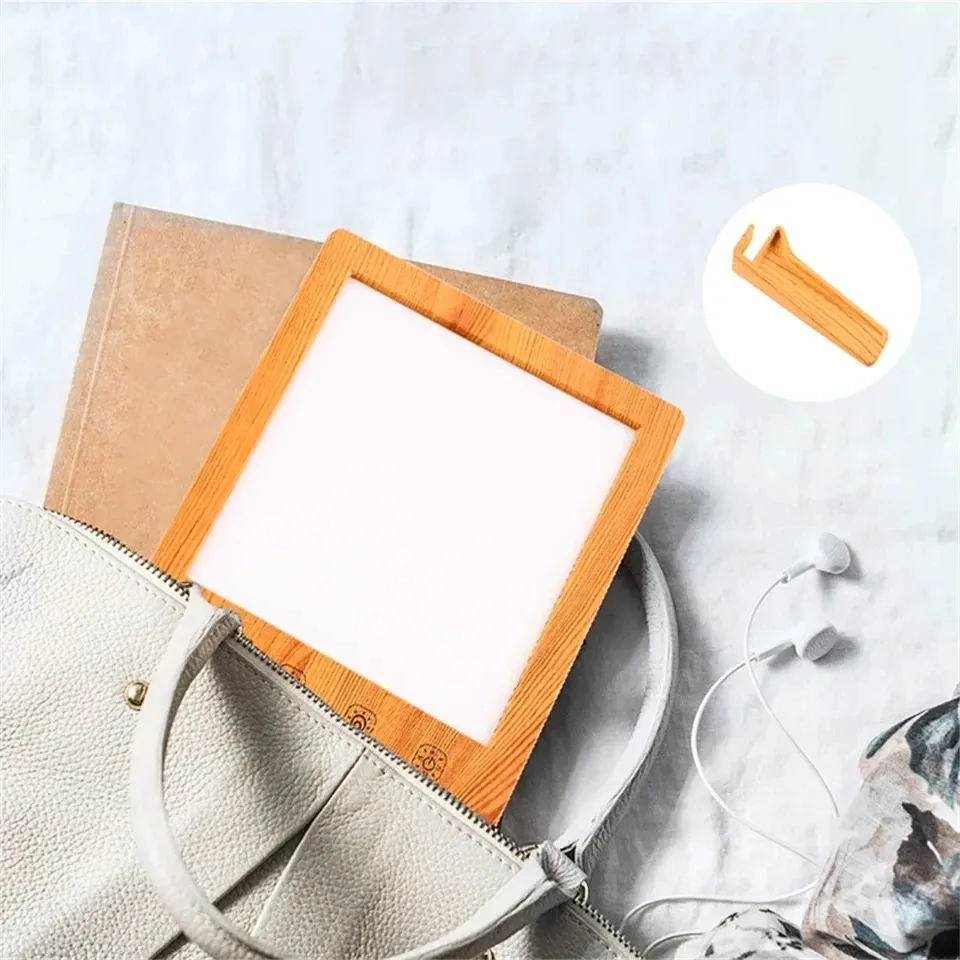 Lampada per terapia della luce SAD Luce potenziante dell'umore per anti-fatica Lampada per terapia emotiva a 3 colori Luce notturna per l'ufficio della camera da letto di casa