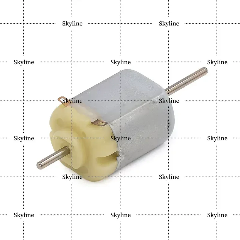 For 130 Long Axis Carbon Brush Motor DIY Model Micro Small Motor Wind Turbine Toy Making Accessories