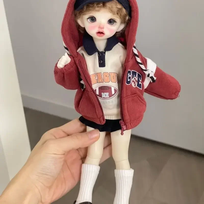 1/6 poppenkleding pak casual veelzijdige sportkleding voor 30 cm bjd pop meisje speelgoed aankleden speelhuis popaccessoires, geen pop