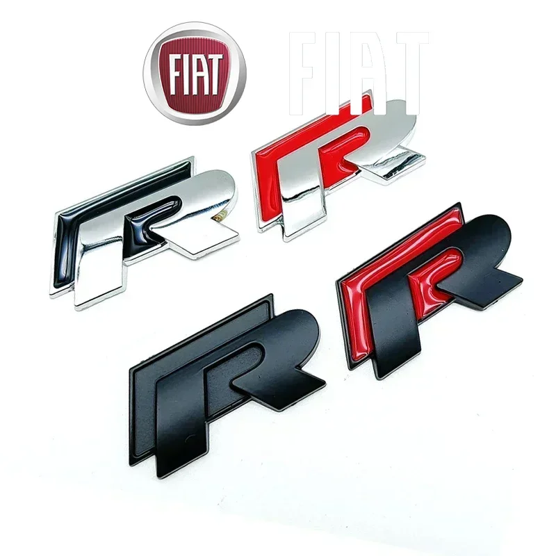 

3D Metal R Badge Car Styling Tail Trunk Body For Volkswagen VW Tiguan Beetle Polo Golf 7 Jetta Passat Emblem Decoration Sticker