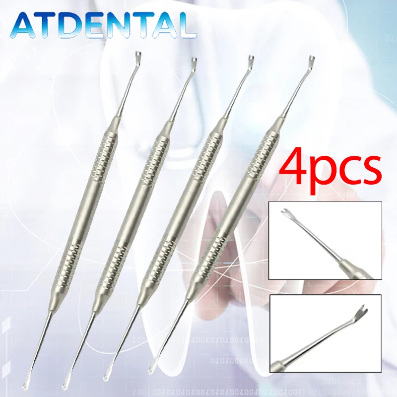 

4pcs High-Quality Orthodontic Ligature Tie Twirl-On Placer Module with Wire Placement Clip for Dental Braces Tools Set