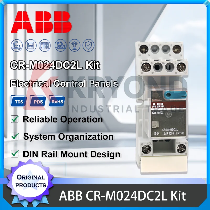 Home Automation Panel Diy - ABB CR MX024DC2L CR M230AC4L Relay
