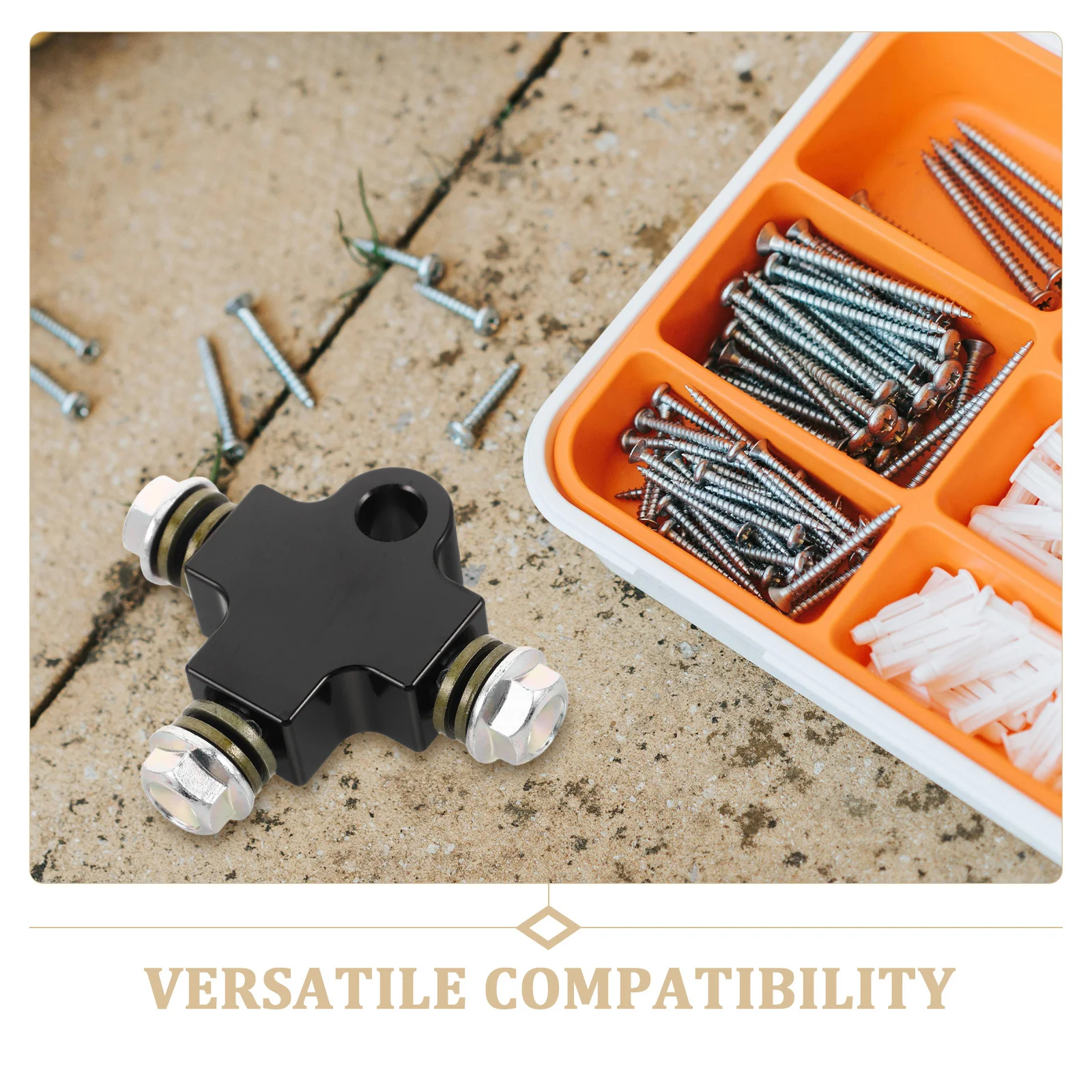 NOLITOY سبائك الألومنيوم خط الفرامل T محول للدراجات النارية ATV على الطرق الوعرة المركبات المعدنية موصل خرطوم زيت الفرامل سهلة التركيب #6