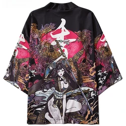 Traditional Japanese Kimono, Japanese Anime Cardigan, Men's and Women's Cosplay Shirts, Women's Shirts, Shirts