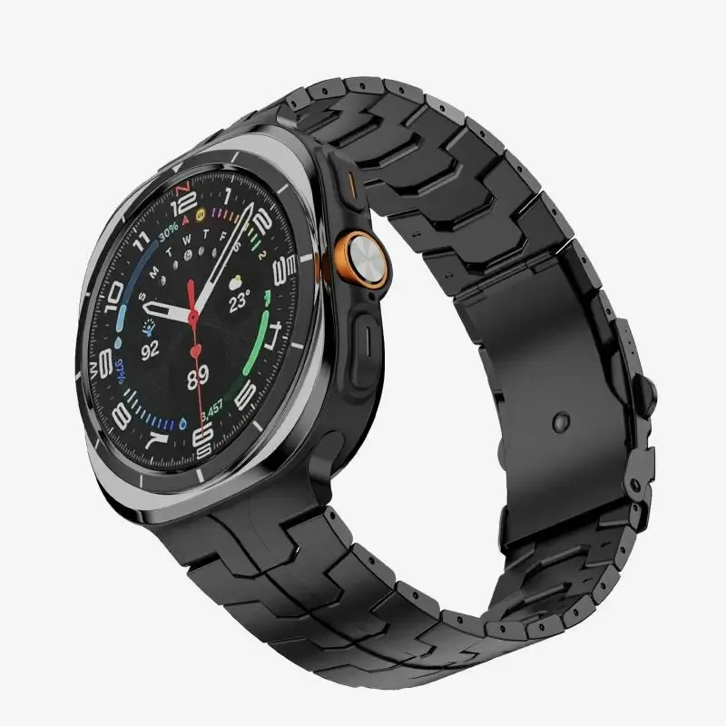 Титановый ремешок для Samsung Galaxy Watch Ultra, оригинальный металлический браслет-браслет для Samsung Galaxy Watch Ultra, аксессуары 47 мм