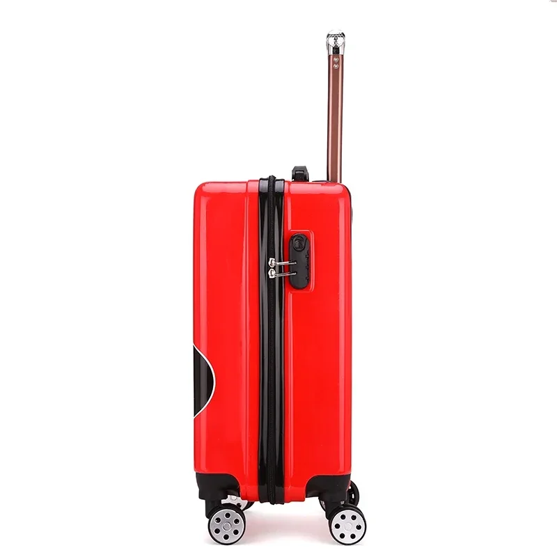 Disney Mickey Mouse 20inch Kids cartoon Travel Suitcase on wheels cute trolley Luggage Children Lovely Cabin Rolling Luggage