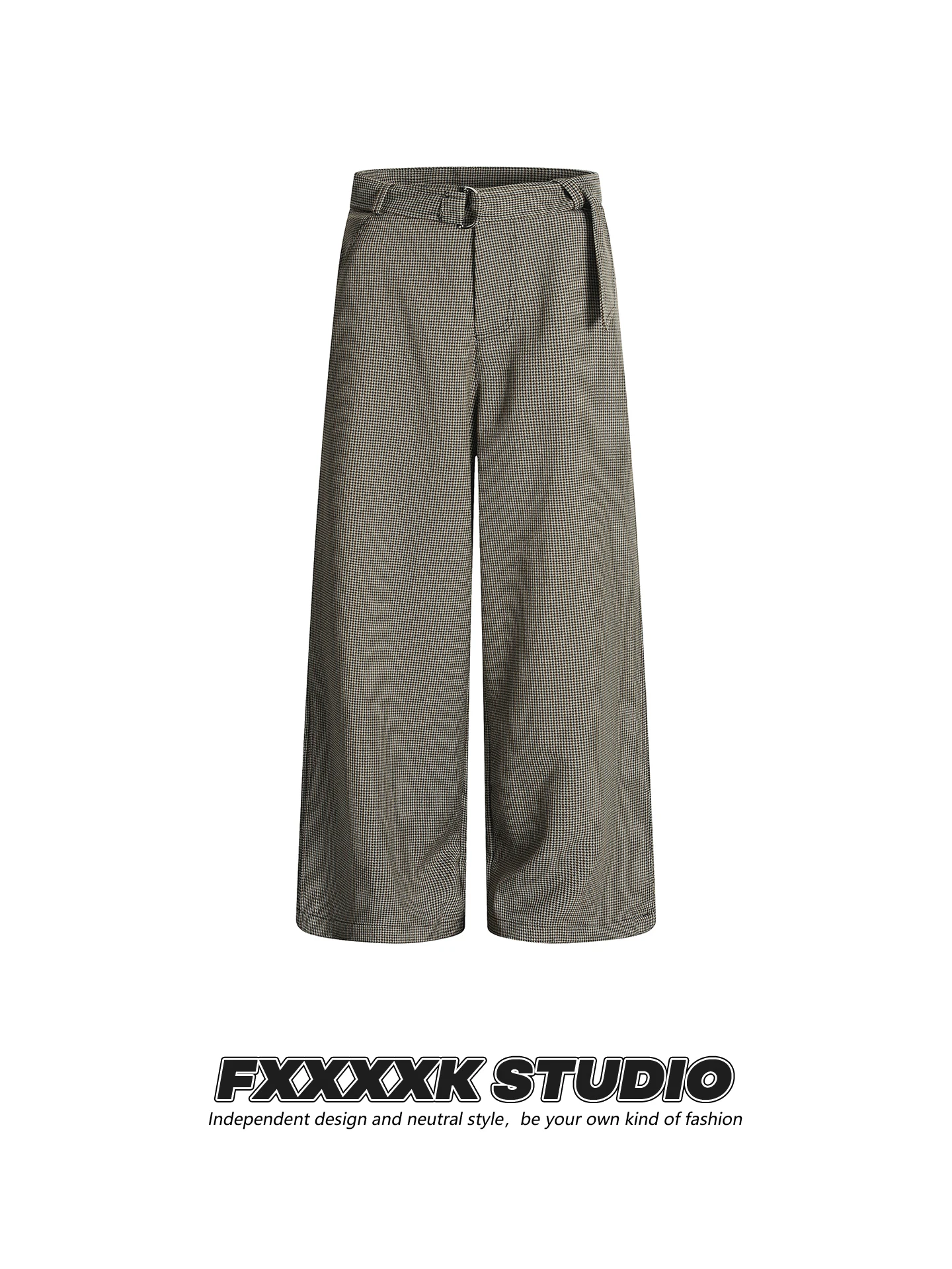 

Оригинальные ретро-брюки FXK Money Sle Haome прямого кроя с широкими штанинами, повседневные, унисекс, с высокой талией, из полиэстеровой смеси, осень-зима