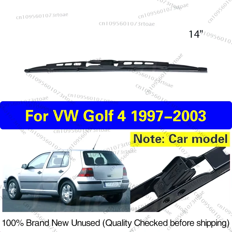 

Car Wiper 14" Rear Wiper Blade For VW Golf 4 1997 - 2003 Windshield Windscreen Clean Tailgate Window Rain Brush Car Accessories