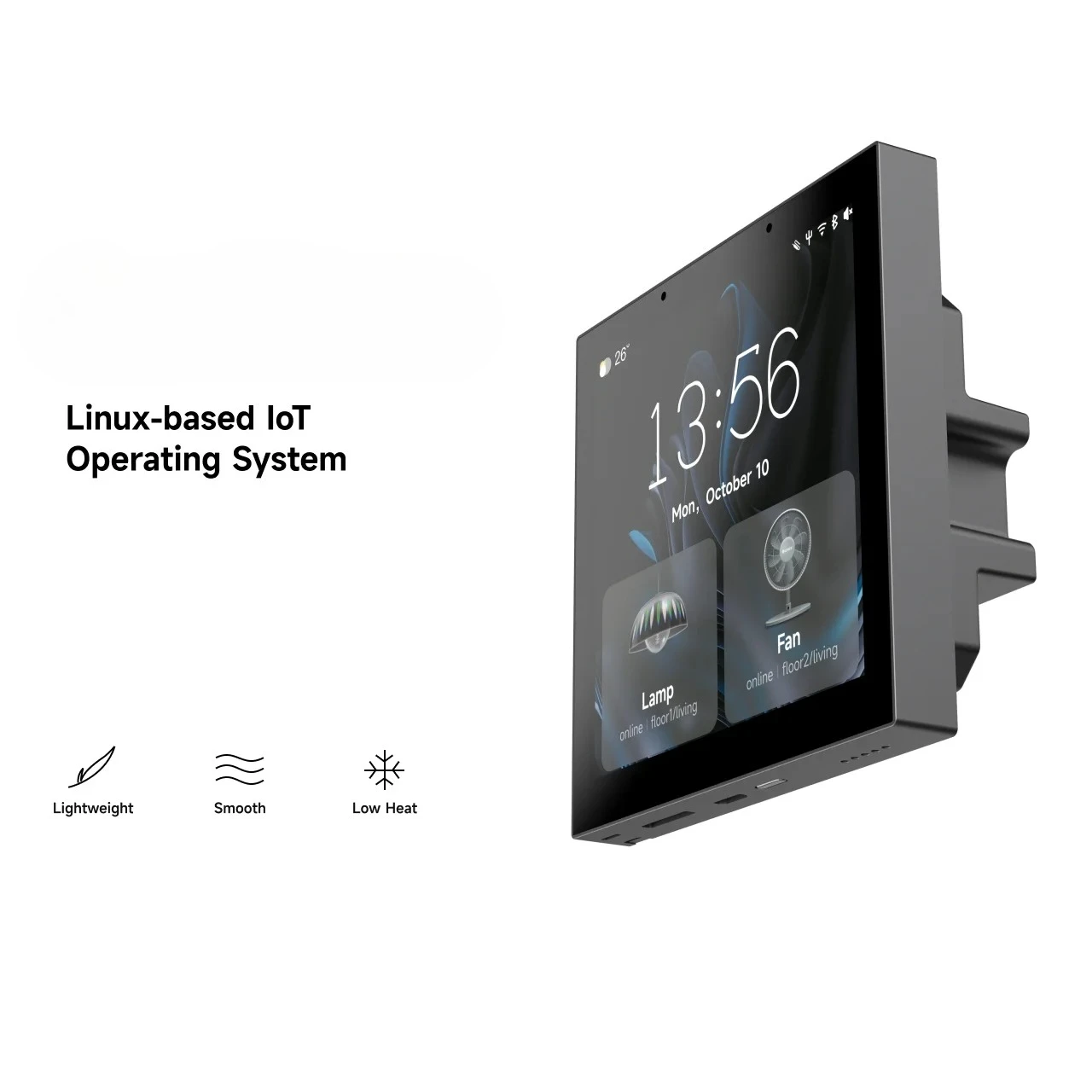 Zigbee Hub Panel With Wireless For Connectivity Controls 100+ Tuya Devices Smart Home Electric For Hotels And Linux US