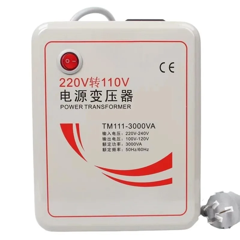 

Универсальный преобразователь напряжения от 220 В до 110 В/100 В, 250 Вт-1500 Вт, понижающий для электроники/рисоварки США/Японии, адаптер питания переменного тока