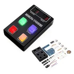 DC 9V Memory Training Game Machine Making Kit Funny LED Electronic Kit Memory Training DIY Kit Puzzle Game Kit Gift