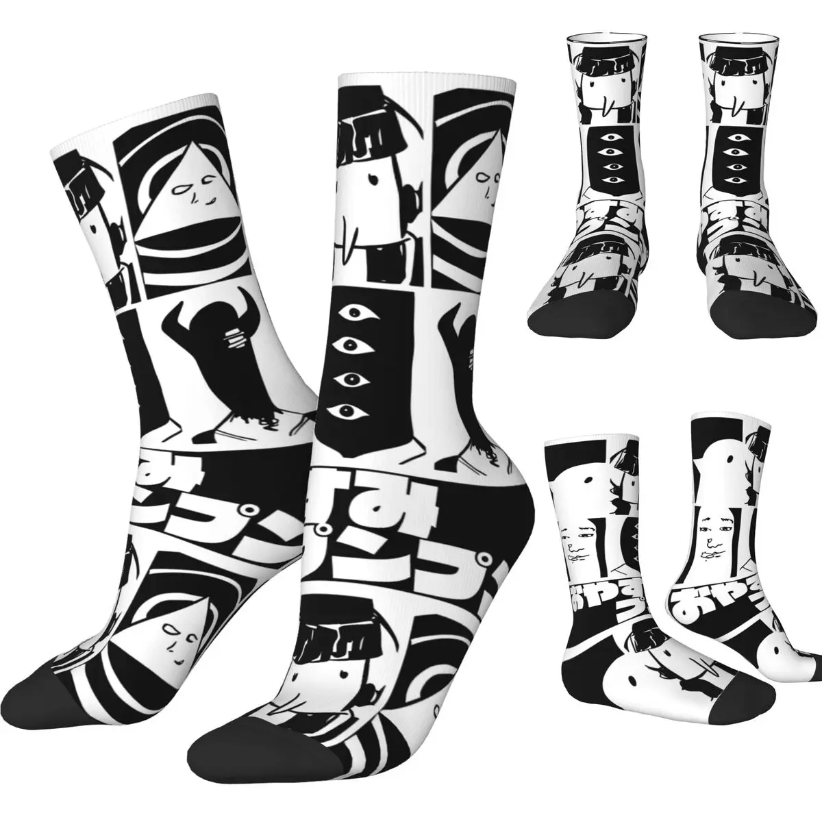 

Oyasumi Goodnight Punpun Is Just Fine Today Stockings Couple Socks Warm Soft Funny Manga Socks Autumn Sports Non Slip Socks