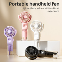 Humidifier Fan Mini Handheld Mist Fan Portable USB Portable Handheld Fan with Humidifier Mini Water Spray Hand Fans Dropshipping