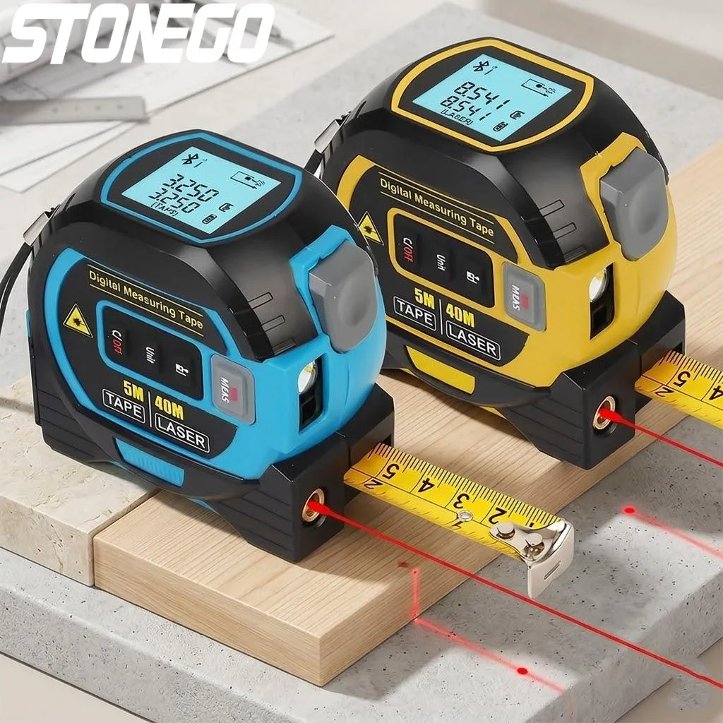 

40M 60M Laser Tape Measure 3 in 1 Infrared Distance Ruler High Precision Measuring Tool for Home Office and Professional Use