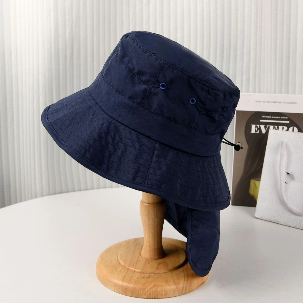 

Waterproof Foldable Bucket Hat Quick-drying UPF 50+ Anti-UV Fishman Hat Sun Protection With Shawl Wide Brim Sun Hat Summer
