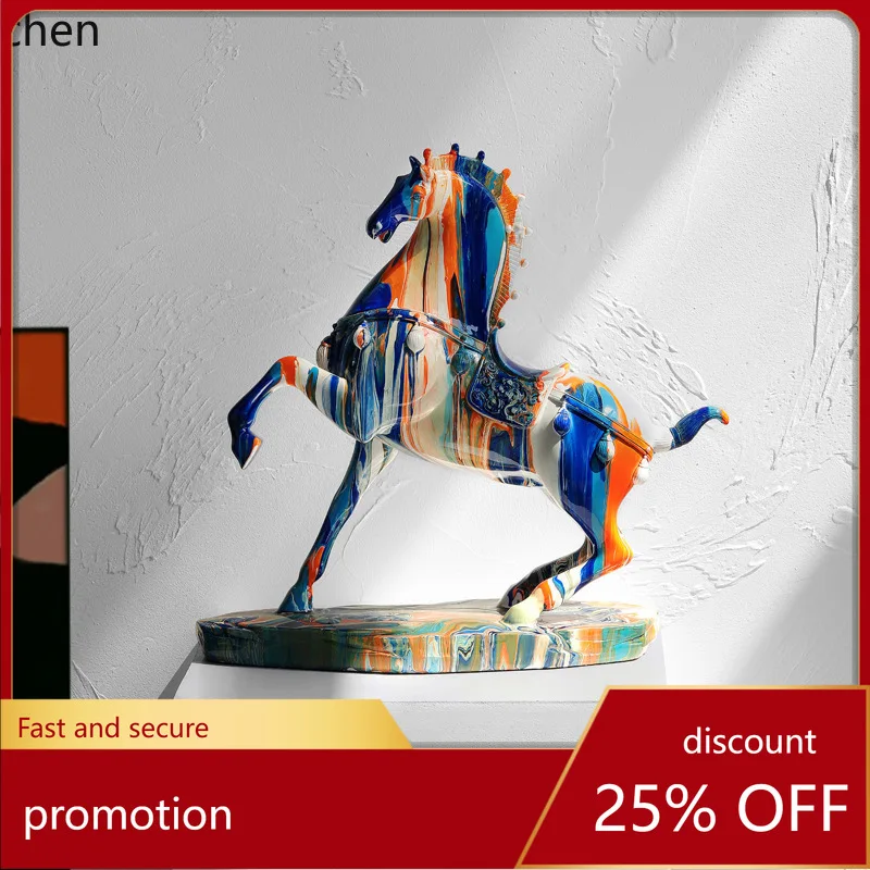 

ZML Crafts Ornaments Living Room TV Cabinet Entrance Wine Cabinet Decorations Housewarming Gifts