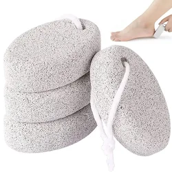 Herramienta de exfoliación elíptica para pies, cepillo de pedicura para piel muerta, piedra pómez Natural dura, accesorios