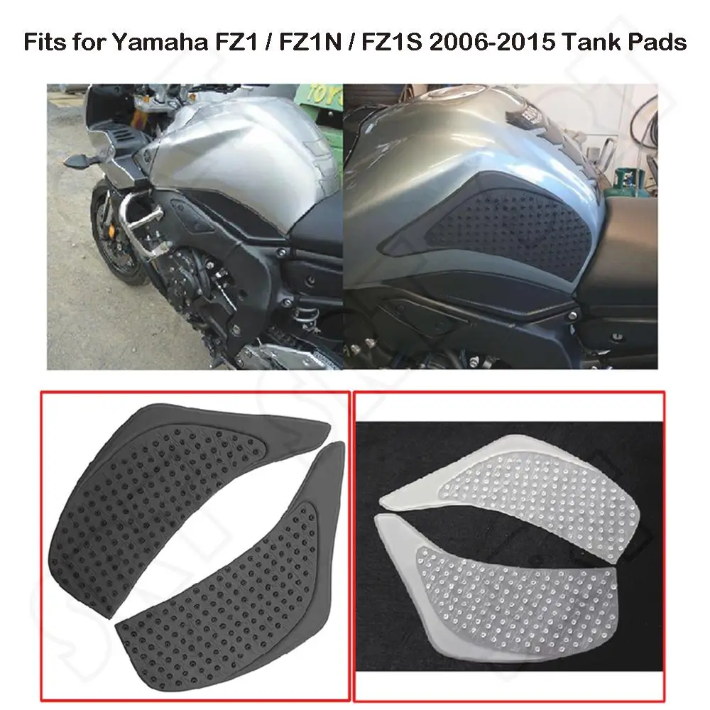 Fits for Yamaha FZ1 Fazer FZ1N FZ1S FZ-1N FZ-1S 2006-2015 Motorcycle TankPad Side Fuel Tank Traction Knee Grips Anti Slip Pads