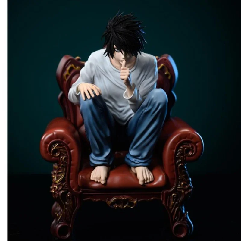 

in stock Animation Death Note Characters L Limited Edition Hand-made Toys Pvc Action Figure Model Doll Toy Decoration Gift Toys