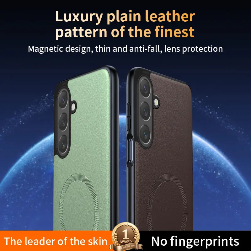 Für Samsung Galaxy S26 FE Hülle Magnetische Leder-Schutzhülle für Samsung Galaxy S26 FE Anti-Fingerabdruck Rutschfeste PC+TPU – Detail 29