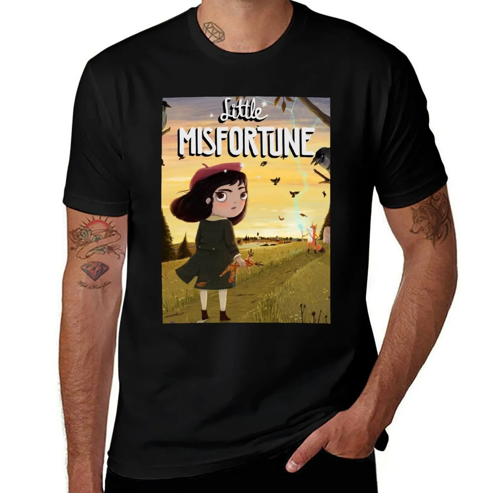 

Little misfortune T-Shirt graphic t shirt vintage topping summer top custom shirt slim fit t shirts for men